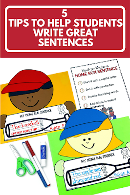 Writing sentences doesn't come naturally to our students, that's why it's important to expose them to lots of different activities like these to help them practice writing great sentences.