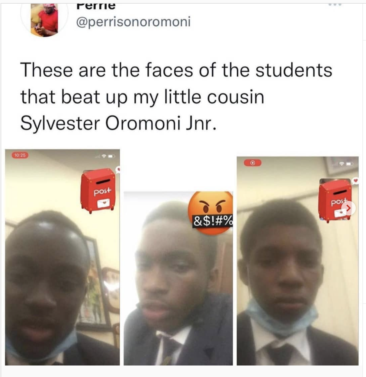 Photos of the Students who murdered Dowen College's Sylvester Oromoni out