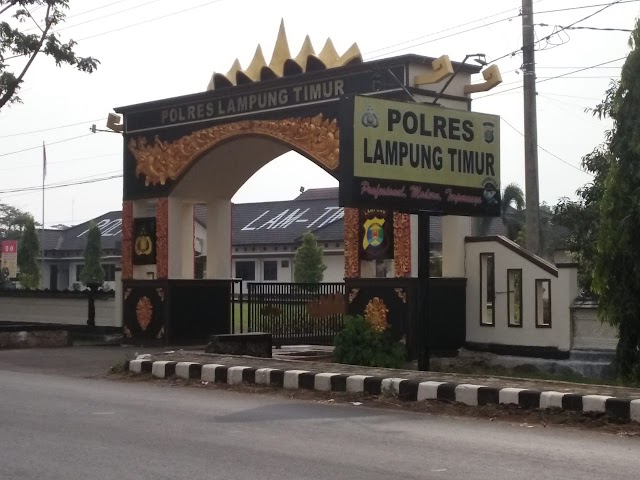 Polres Lampung Timur Tangani Kasus Lapak Kupas Singkong Dilahan Register 38 Gunung Balak