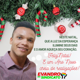 Líder comunitário Evandro Oliveira