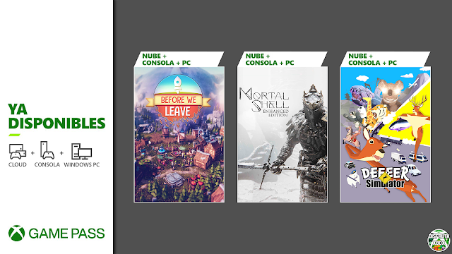 Ya disponibles en Xbox Game Pass!!