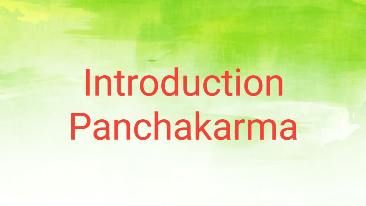 Panchakarma