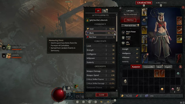 Diablo 4'te Mırıldanan Obollar nasıl edinilir