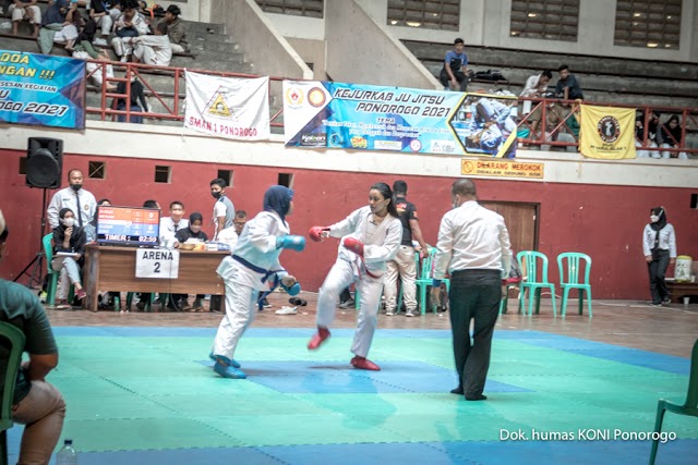 KEJURKAB Cabor PBJI (ju jitsu) Kabupaten Ponorogo 2021 (foto)