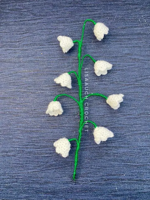 lily of the valley Crochet flower bouquet olympics