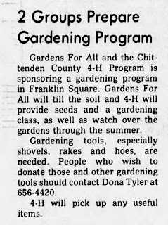 Youth garden program at Franklin Square Housing Project