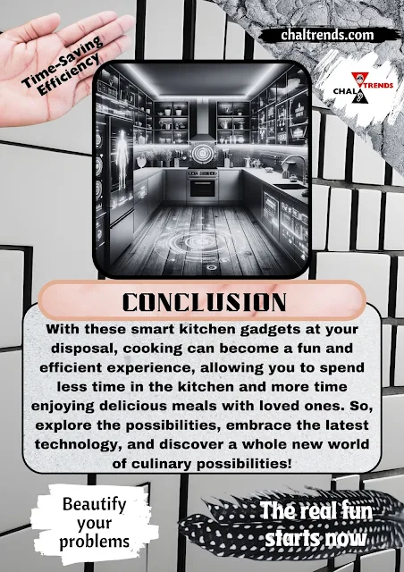 Smart Kitchen with technology gadgets