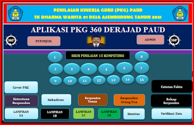 Aplikasi PKG 360 Derajad Jenjang PAUD/TK