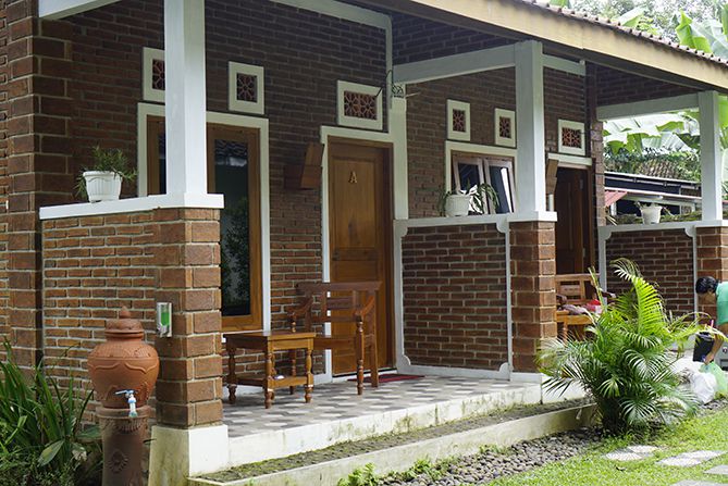 Kamar untuk keluarga di Genthong Homestay Borobudur