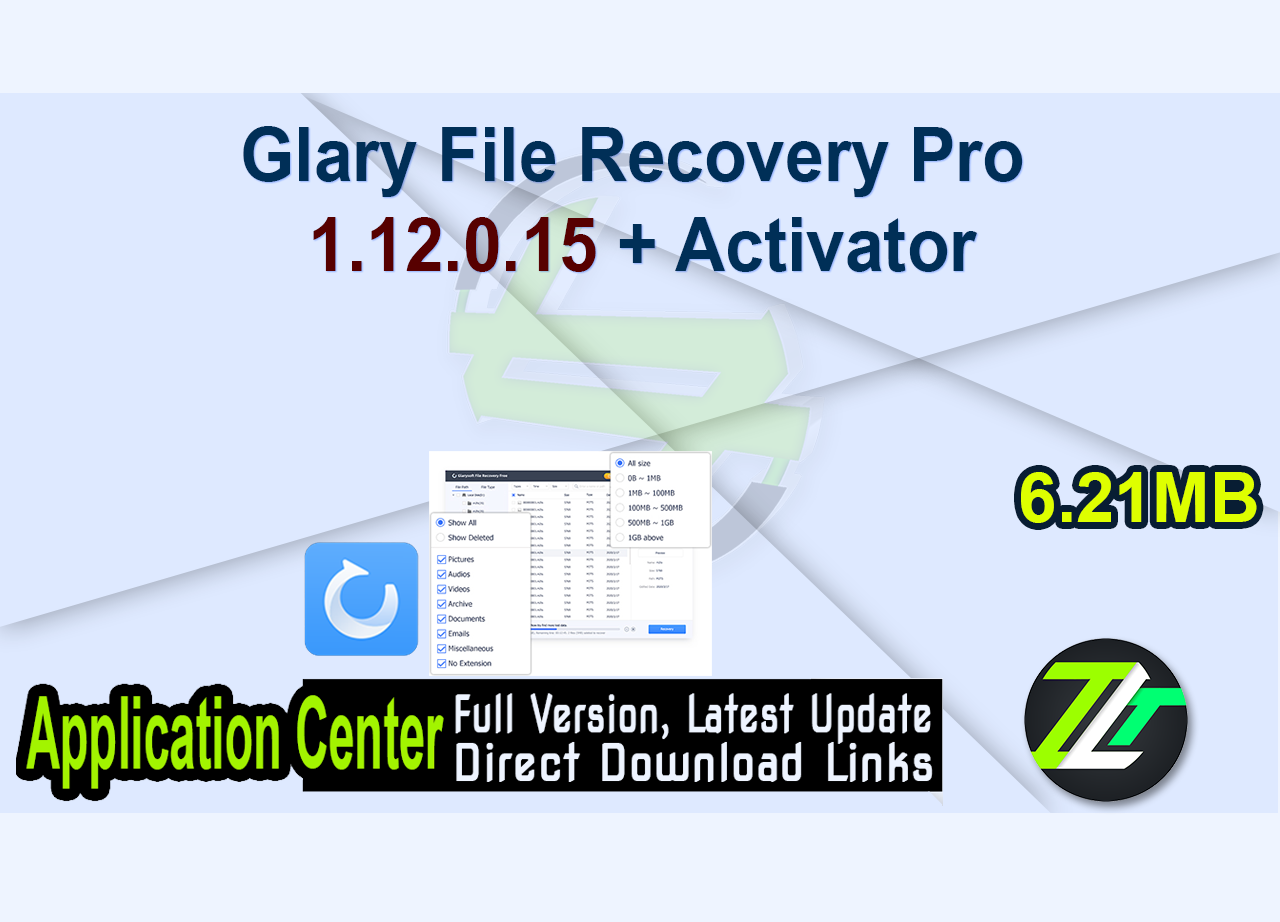 Glary File Recovery Pro 1.12.0.15 + Activator