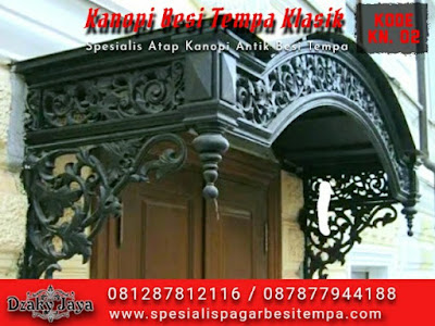 Katalog produk atap kanopi besi tempa klasik yang mewah no.02