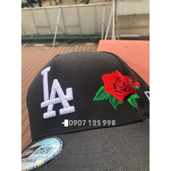 [ bichpham.87 ] Nón kết LA- hoa hồng, nón bóng chày