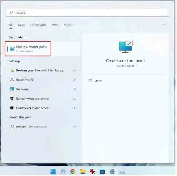 كيفية استخدام استعادة النظام في Windows 11