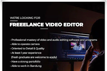 Loker Bandung Freelance Video Editor Bandung