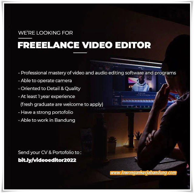 Loker Bandung Freelance Video Editor Bandung