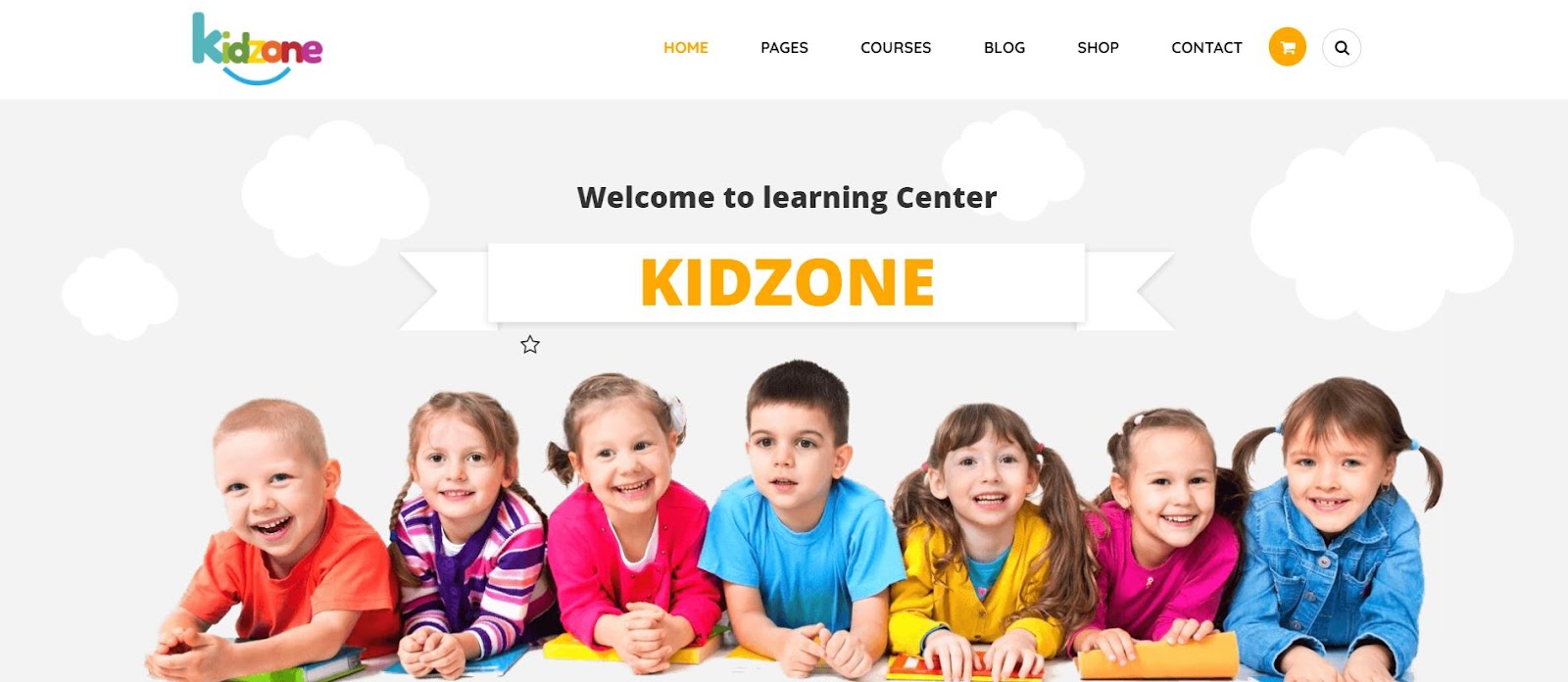 Kidzone  Children Kindergarten Wordpress Theme