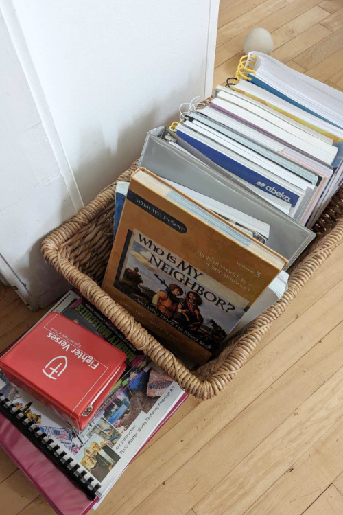 Curriculum in a basket