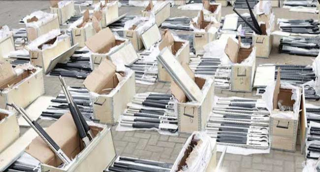 Customs intercepts container loaded with guns in Lagos
