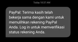 Notifikasi sms