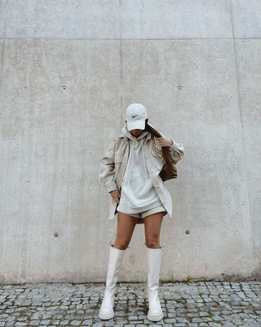 Trending: White Chunky Boots