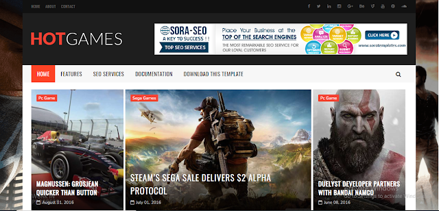11 Best Free Top Hot Gaming Blogger Templates 2022: