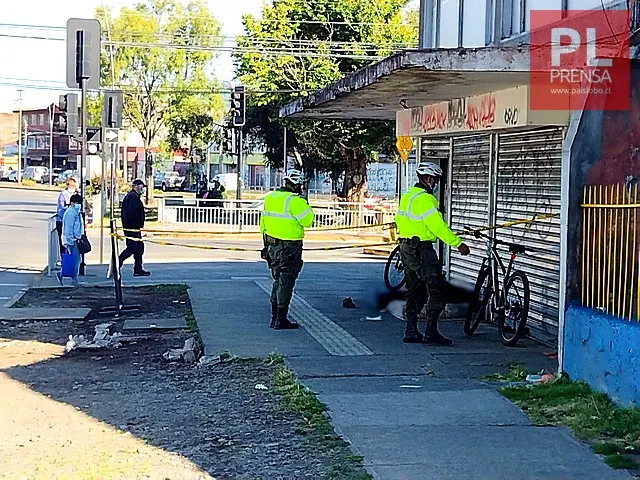 🚨Encuentran hombre sin vida en calle de Osorno