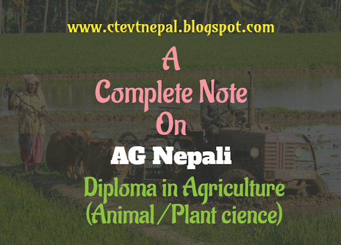 [PDF] AG Nepali - 1st Year Note CTEVT | Diploma in Agriculture (Animal/Plant Science)