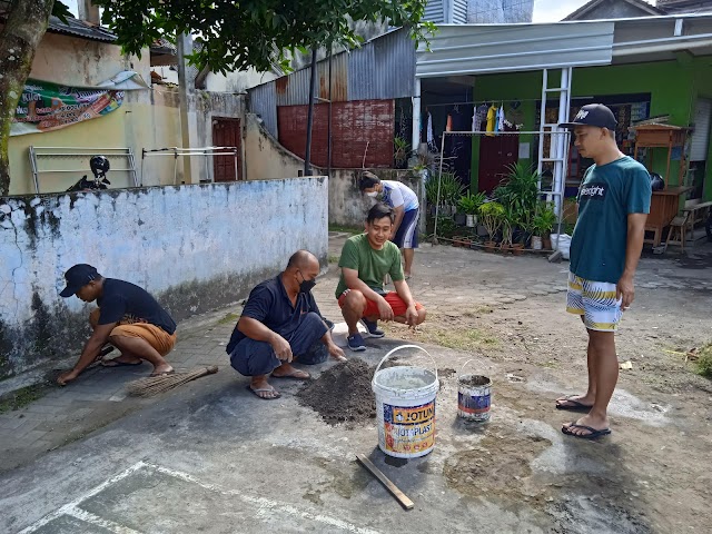 Kampung Bangirejo RT 42 Bangun Dari Tidur Panjang dengan Guyub Kerja Bakti