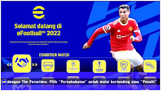 Download Game eFootball 2022 Android (PES 22) PPSSPP TM Arts Indonesian version Camera PS5 Graphics HD