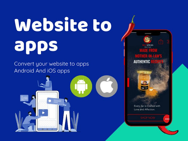 Convert website to android app