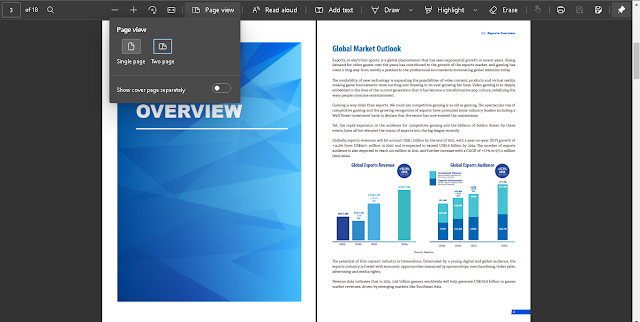 page  view mode on ms edge pdf reader