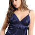 Ready Made Women's Satin Night Suit Set (Top and shorts)