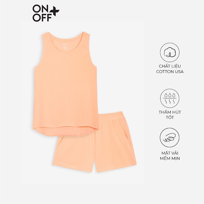 Mall Shop [ onoff_official ] Bộ mặc nhà nữ ONOFF khỏe khoắn, năng động - W46MC20225