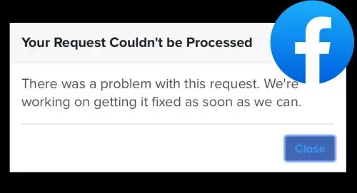 How To Fix Facebook Your Request Couldn’t be Processed Problem Solved in Facebook