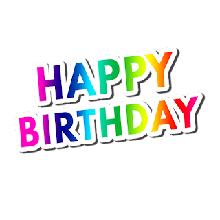 happy birthday text  3d hd png