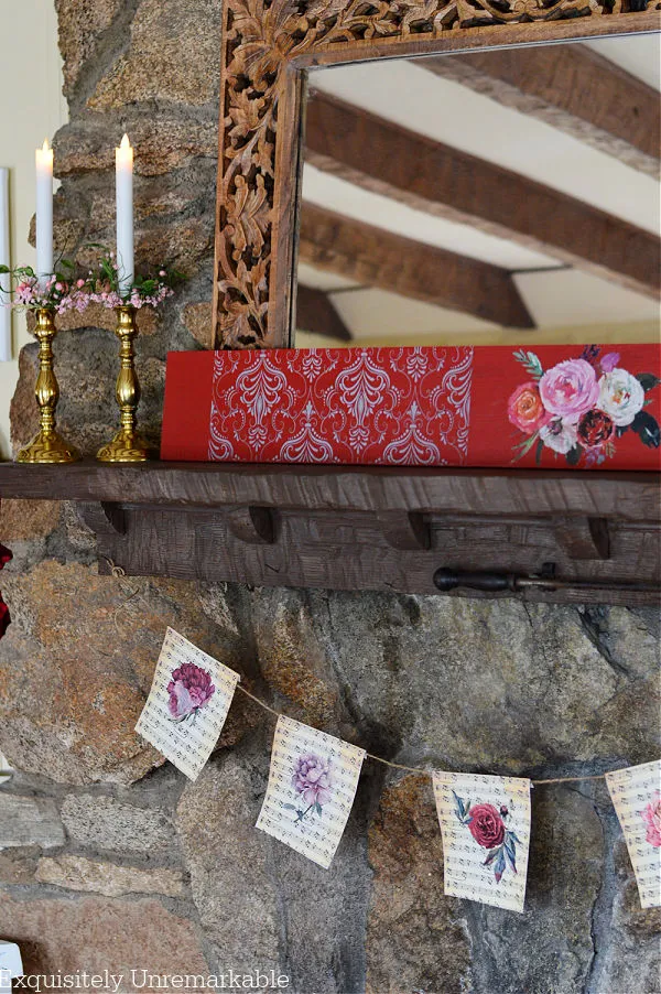 Valentine Mantel Decor