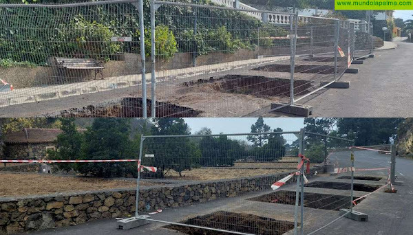 Arrancan las obras de dos marquesinas solares en Tijarafe