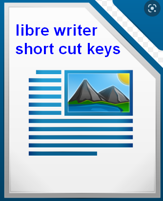 libre writer short cut keys || important for ccc exam 