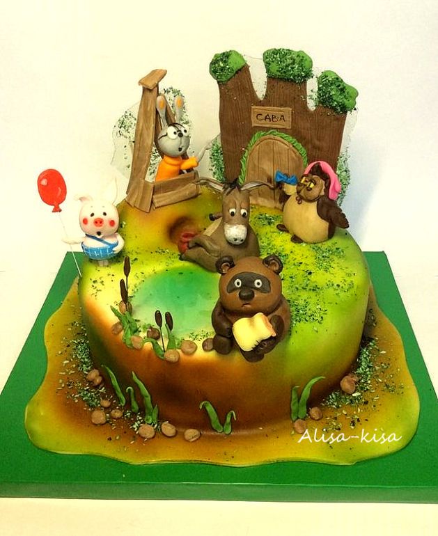 winnie the pooh cake