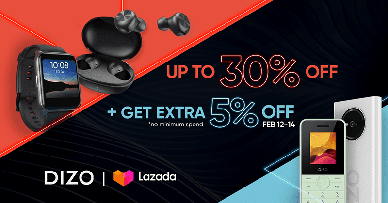 DIZO promo in Lazada