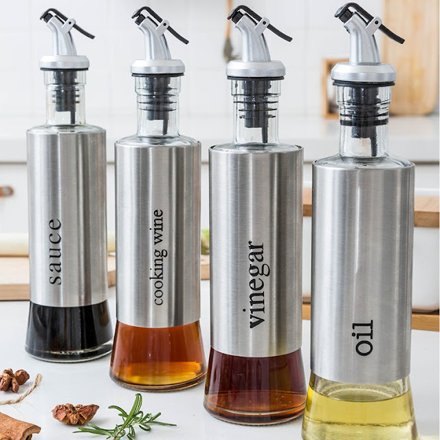 Kitchen Oil Glass Dispenser