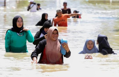 32 ribu jiwa di aceh utara yang mengungsi akibatkan dihantam banjir