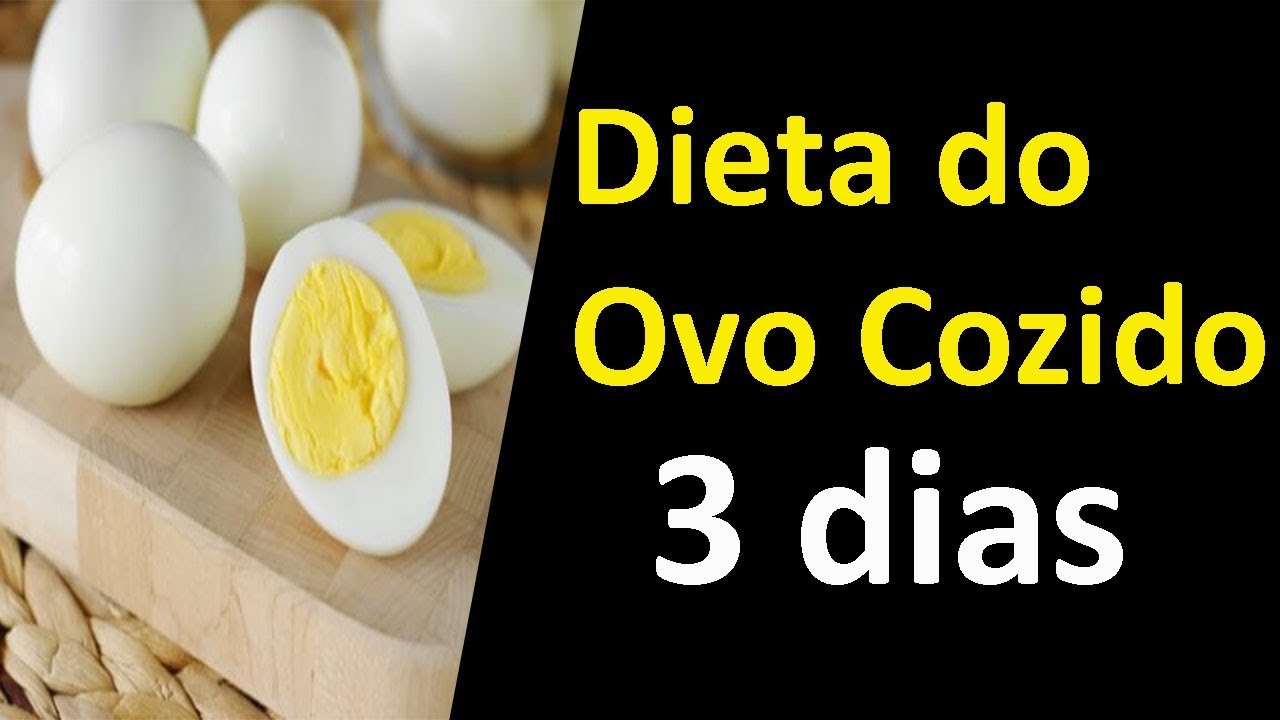 Dieta do ovo de 3 dias emagrece 1kg por dia
