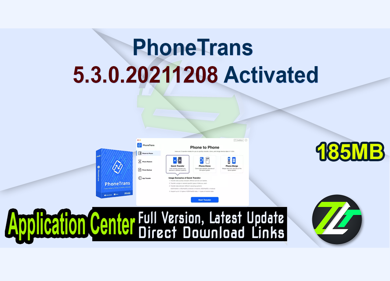 PhoneTrans 5.3.0.20211208 Activated