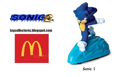 Sonic 1 toy figure - McDonalds Sonic Toy 2022