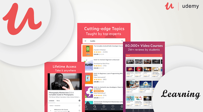 Best Apps for Online Learning- Udemy