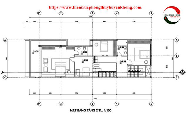 thiết kế nhà chuẩn phong thuỷ anh Quý, anh Dũng 18