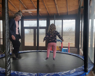 Grandma and Rosie bounce