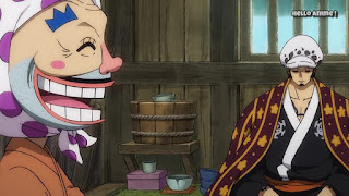 ワンピースアニメ 931話  トの康 康イエ トラファルガーロー | ONE PIECE