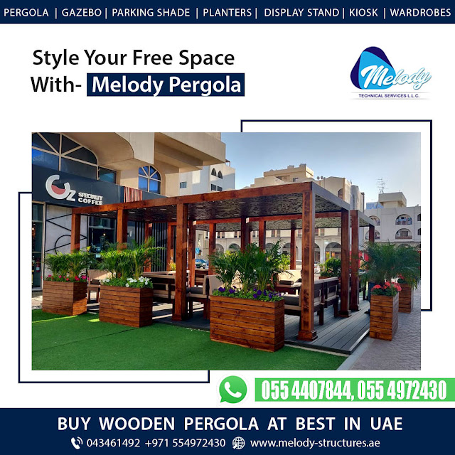 Cafe & Restaurant Pergola in Dubai | Restaurant Pergola in Abu Dhabi | Restaurant Pergola Manufacture in UAE